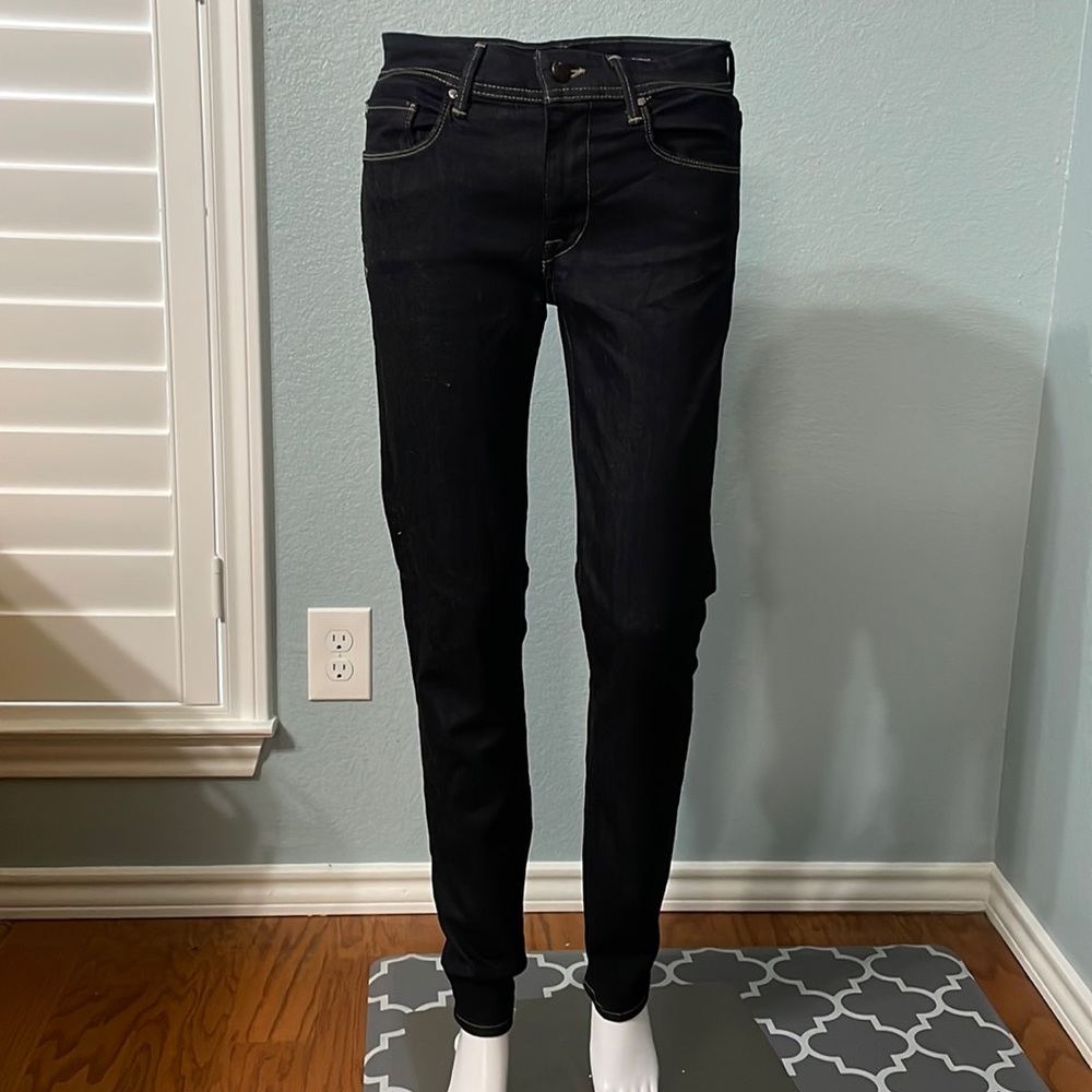 Fidelity denim Stevie. Dark denim jeans.